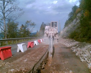 Trancheuse TESMEC 950 SLO DG. Col de la Faucille - Assainissement